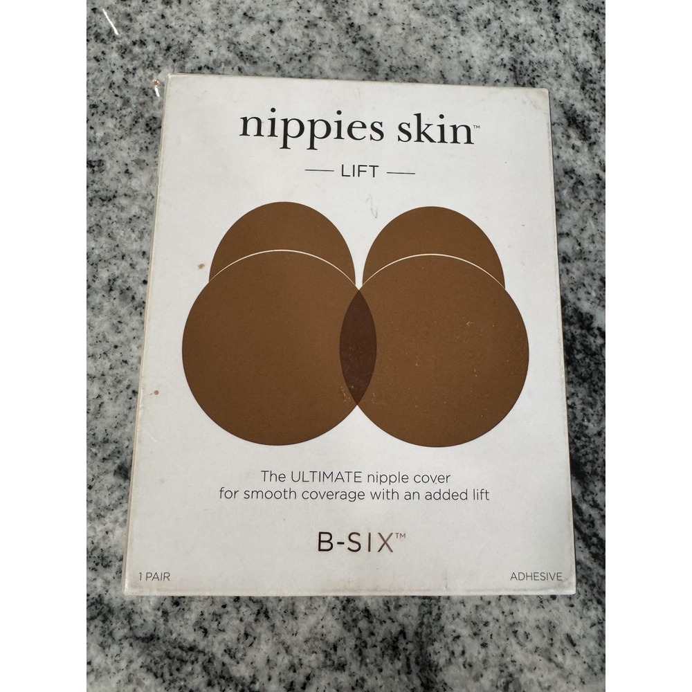 Nipple Covers Women Lift Adhesive Nippies Skin 2pc Sz 1 S/M Coco New‎